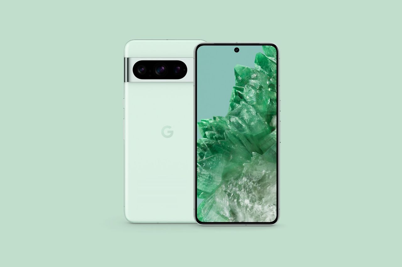 Google Pixel 8 pro mintgrön