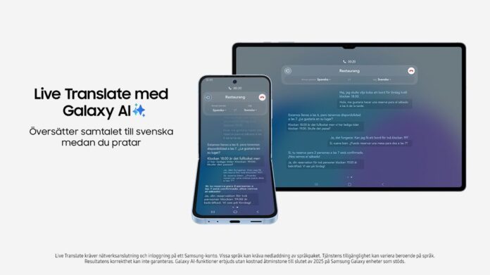 Samsung Galaxy AI Svenska