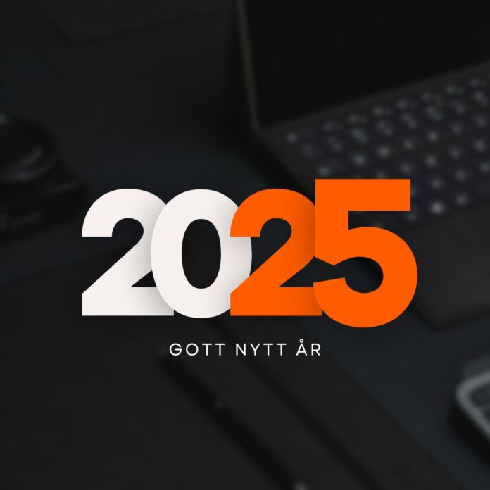 Gott nytt år 2025 Teknikhype