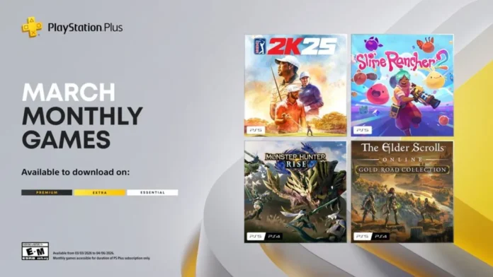 PlayStation Plus mars 2026