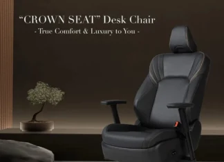Toyota lanserar exklusiv kontorsstol baserad på Crown Toyota Crown