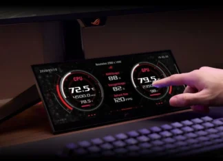 Asus ROG Strix XG129C: Ny bärbar gamingskärm med touch Asus ROG Strix XG129C