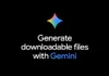 Exportera filer direkt från Google Gemini – Ny uppdatering Gemini export files
